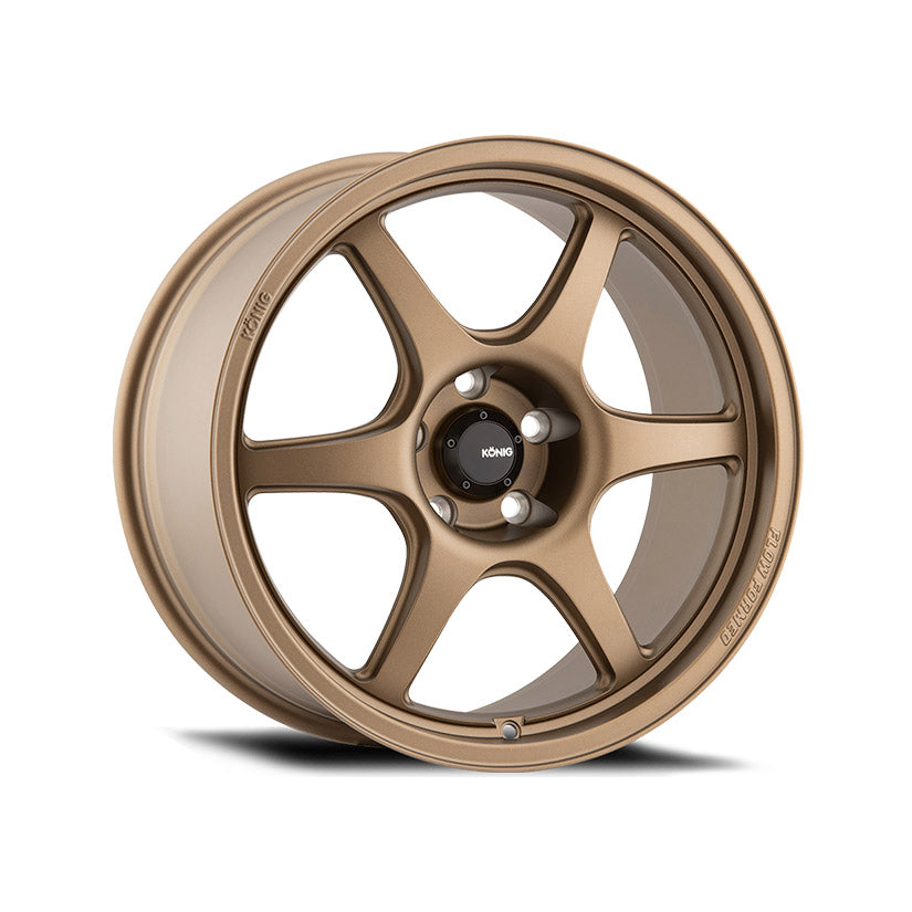 Konig Hexaform Alloy Wheel 15x7.5 ET35 4x100 Matte Bronze 73.1mm CB