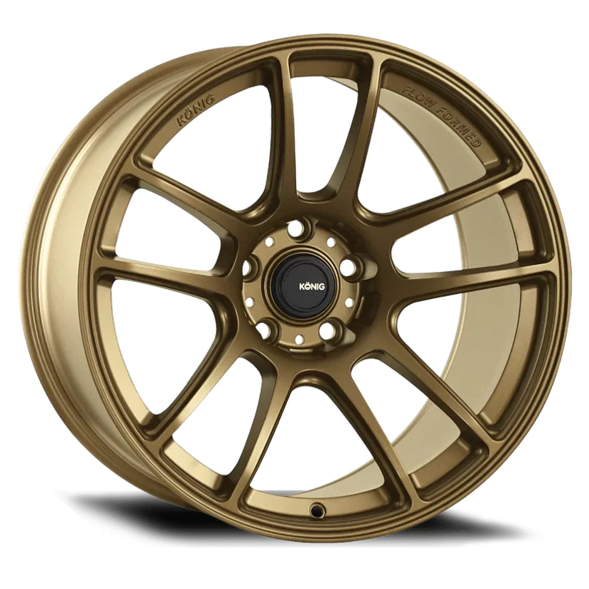 Konig Heliogram Alloy Wheel 15x9 ET35 4x100 Matte Bronze 73.1mm CB
