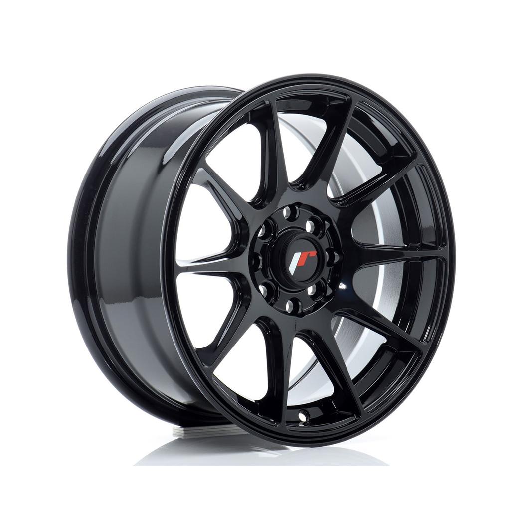 Japan Racing JR11 Alloy Wheel 15x7 ET30 5x100 5x114.3 Black 67.1mm CB