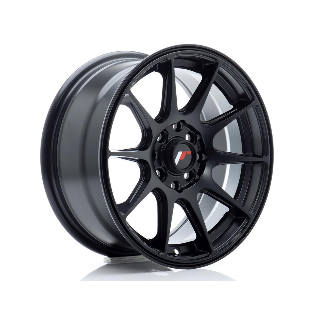 Japan Racing JR11 Alloy Wheel 15x7 ET30 4x100 4x108 Matt Black 67.1mm CB