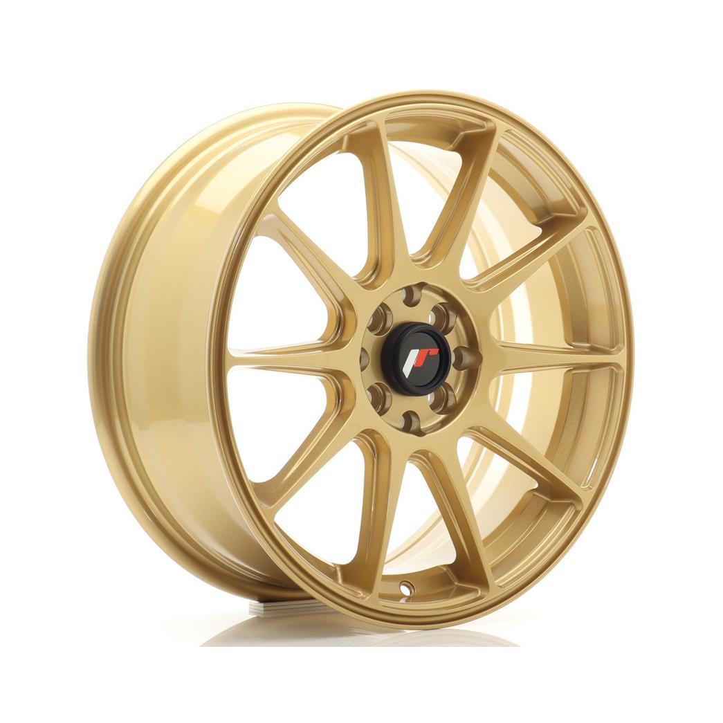 Japan Racing JR11 Alloy Wheel 17x7 ET35 5x112 5x114.3 Gold 72.6mm CB