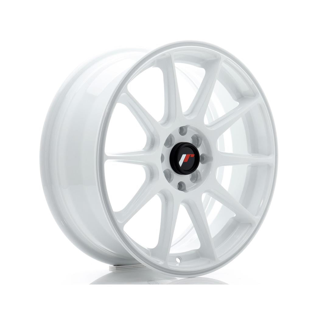 Japan Racing JR11 Alloy Wheel 17x7 ET25 4x100 4x108 White 67.1mm CB