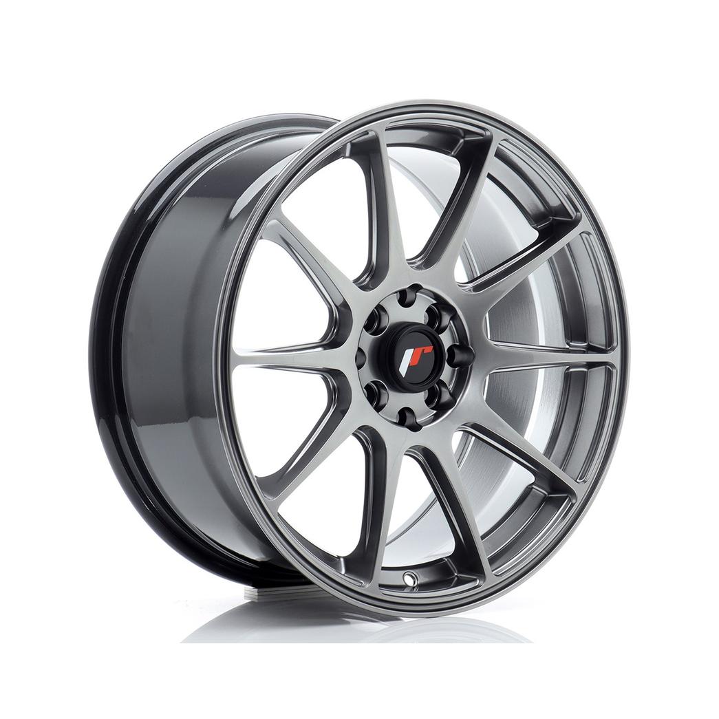 Japan Racing JR11 Alloy Wheel 17x8 ET35 5x100 5x108 Hyper Black 72.6mm CB