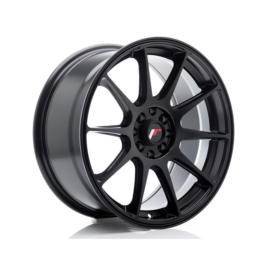 Japan Racing JR11 Alloy Wheel 17x8 ET25 4x100 4x108 Matt Black 67.1mm CB