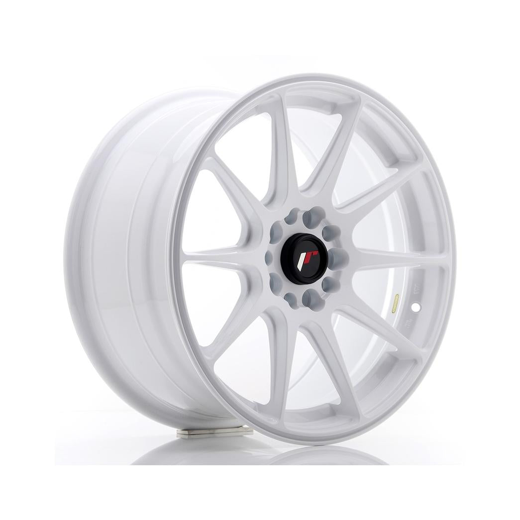 Japan Racing JR11 Alloy Wheel 17x8 ET25 4x100 4x108 White 67.1mm CB