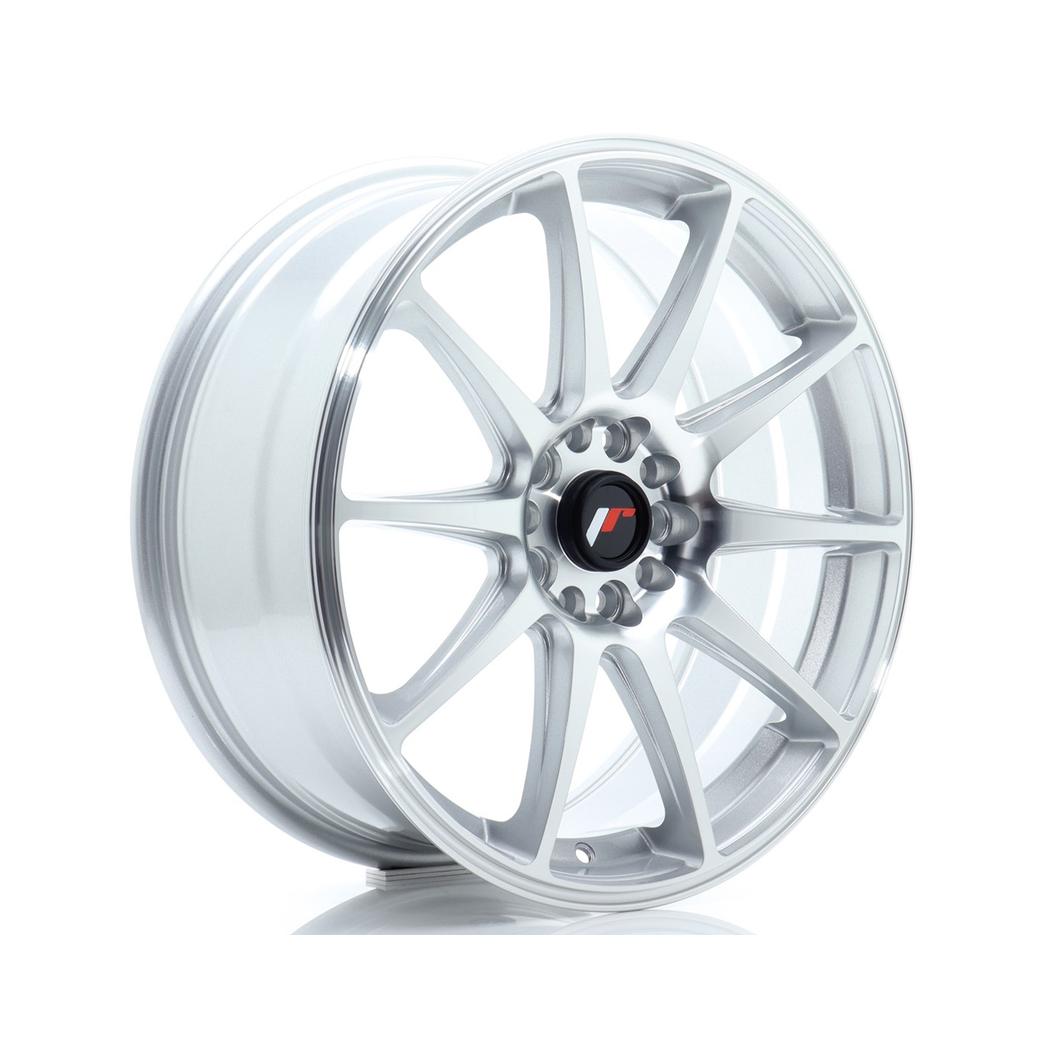 Japan Racing JR11 Alloy Wheel 18x7.5 ET35 5x100 5x120 Silver 72.6mm CB