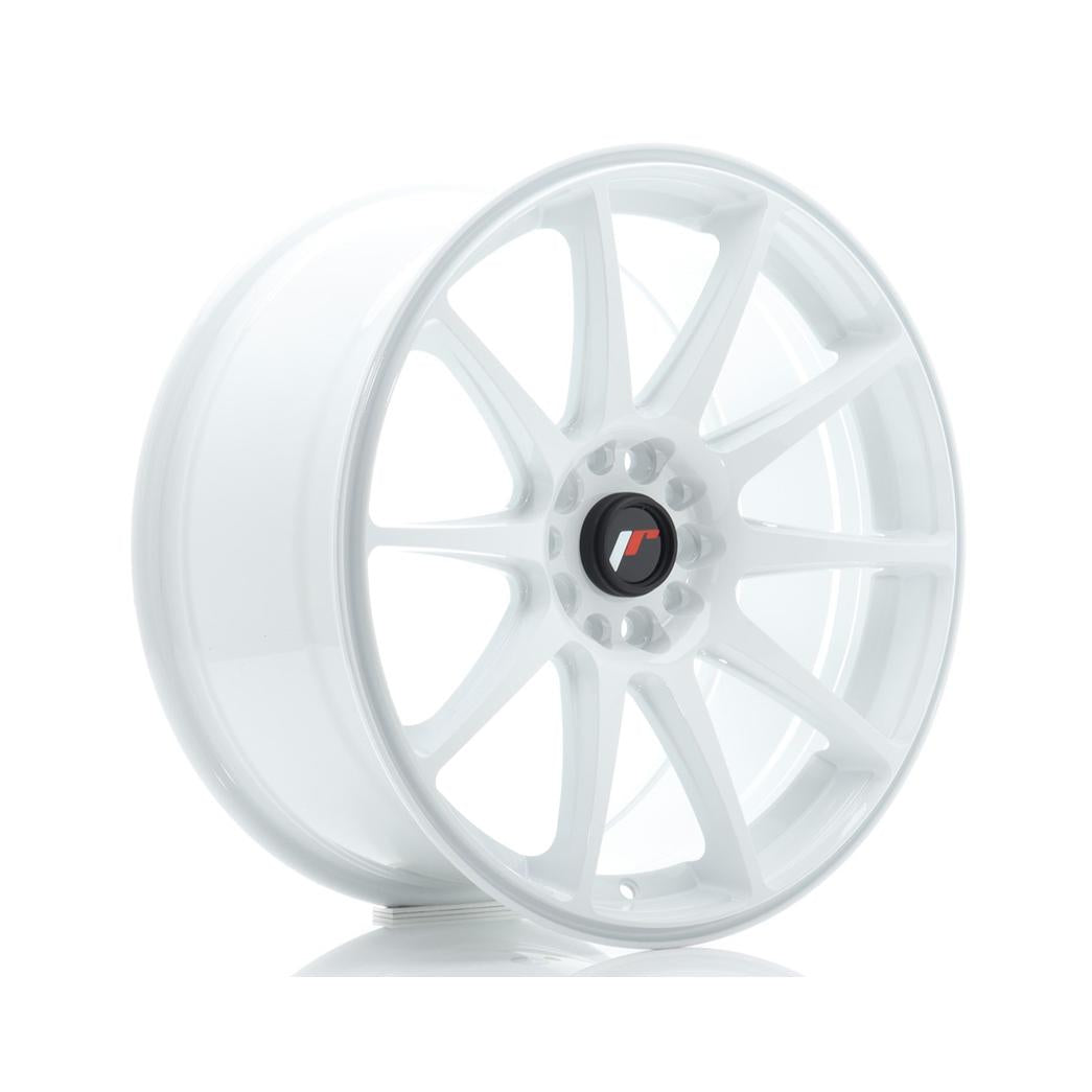 Japan Racing JR11 Alloy Wheel 18x8.5 ET30 5x114.3 5x120 White 72.6mm CB