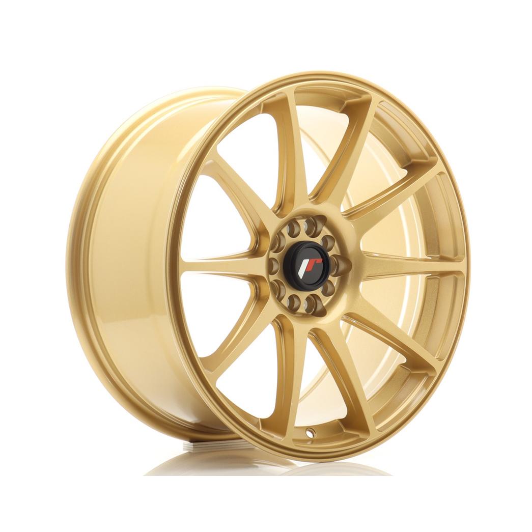 Japan Racing JR11 Alloy Wheel 18x8.5 ET40 5x112 5x114.3 Gold 72.6mm CB