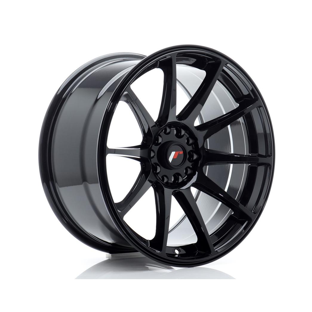 Japan Racing JR11 Alloy Wheel 18x9.5 ET30 5x112 5x114.3 Black 72.6mm CB