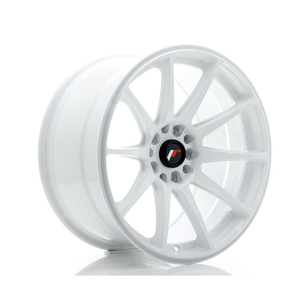 Japan Racing JR11 Alloy Wheel 18x9.5 ET30 5x112 5x114.3 White 72.6mm CB