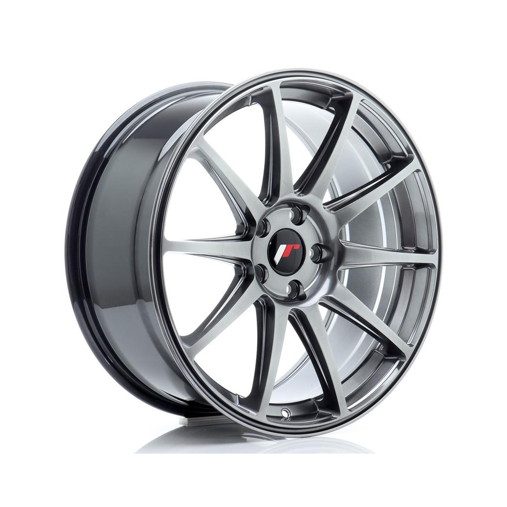 Japan Racing JR11 Alloy Wheel 19x8.5 ET42 5x112 Hyper Black 66.6mm CB
