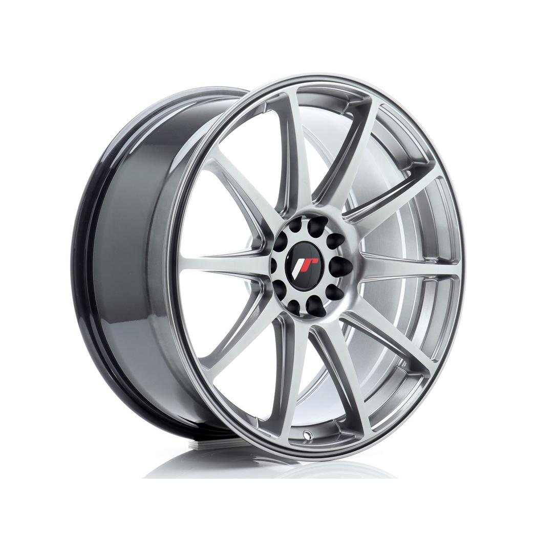 Japan Racing JR11 Alloy Wheel 19x8.5 ET20 5x114.3 5x120 Hyper Black 72.6mm CB