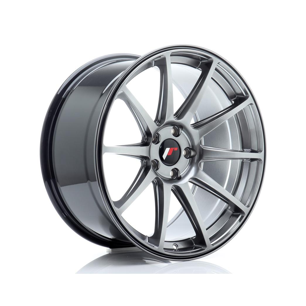 Japan Racing JR11 Alloy Wheel 19x9.5 ET35 5x112 Hyper Black 66.6mm CB