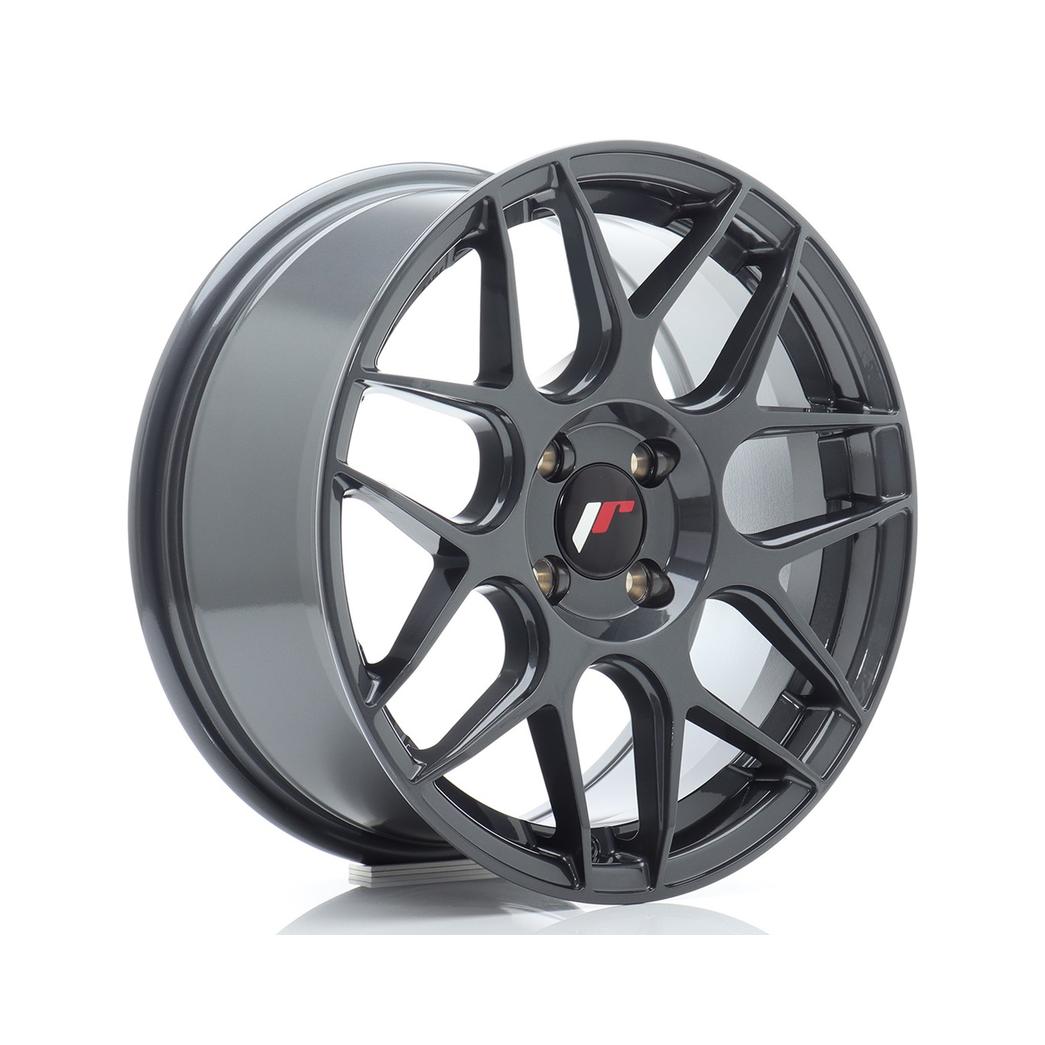 Japan Racing JR18 Alloy Wheel 16x7 ET25 4x108 Hyper Gray 65.1mm CB