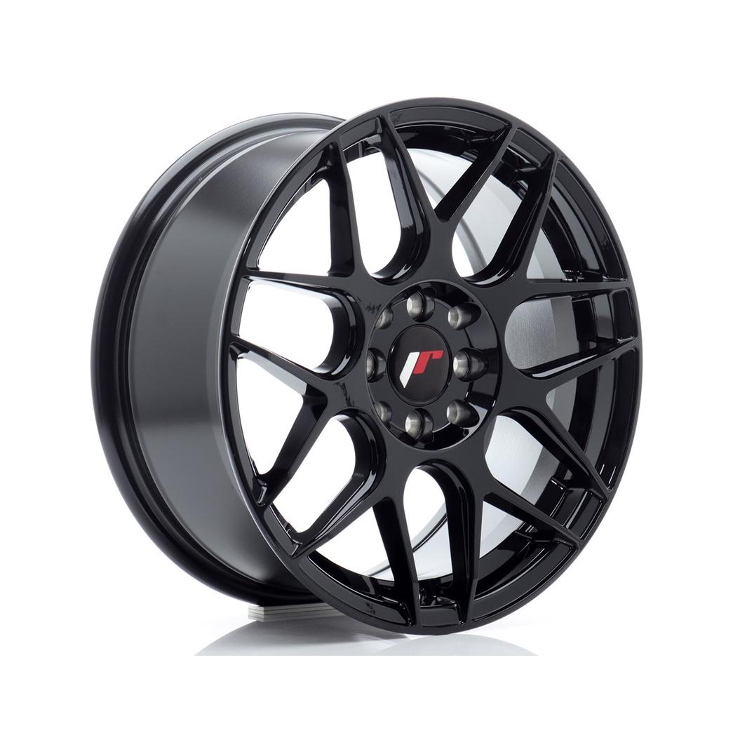 Japan Racing JR18 Alloy Wheel 16x7 ET25 4x100 4x108 Black 67.1mm CB