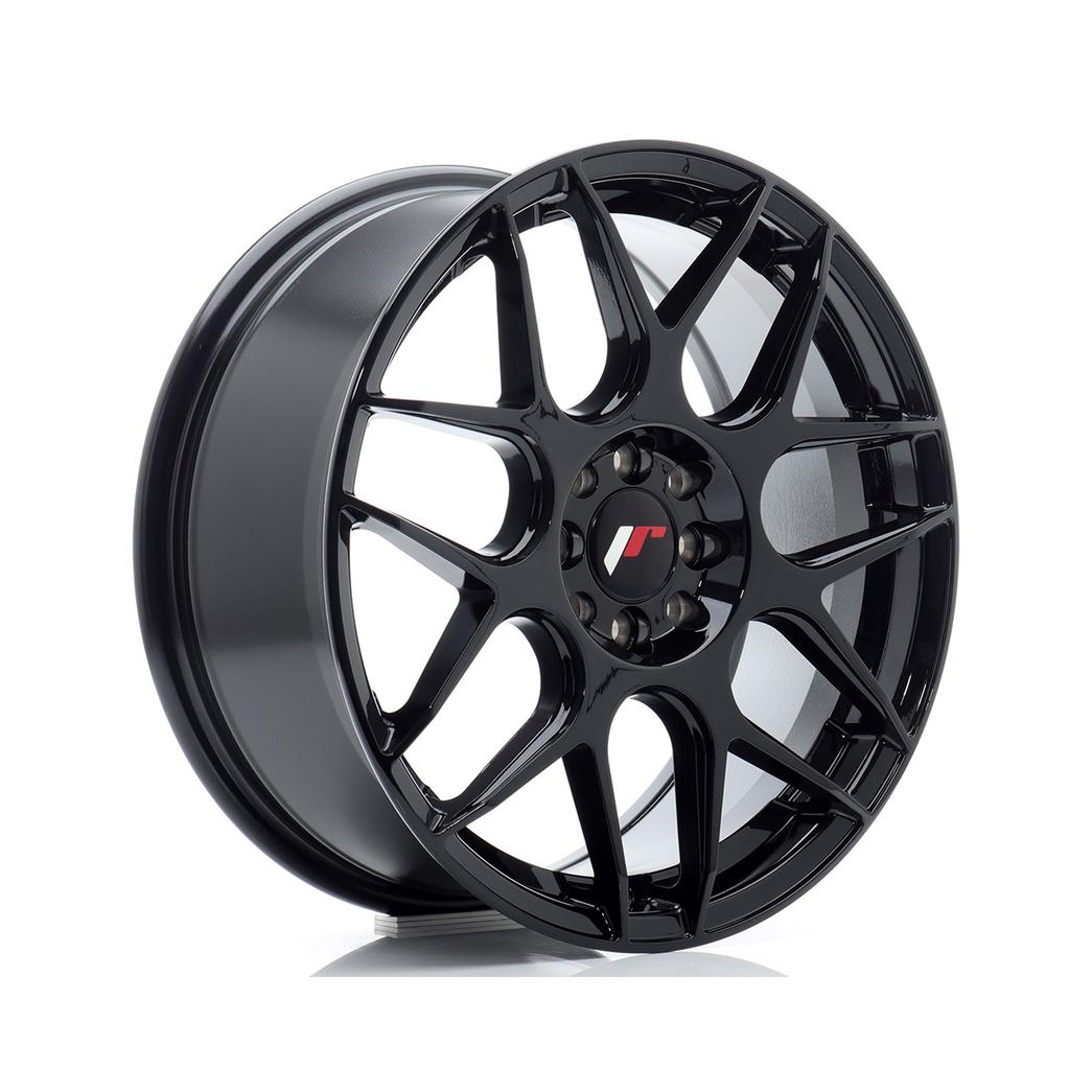 Japan Racing JR18 Alloy Wheel 17x7 ET40 4x100 4x108 Black 67.1mm CB