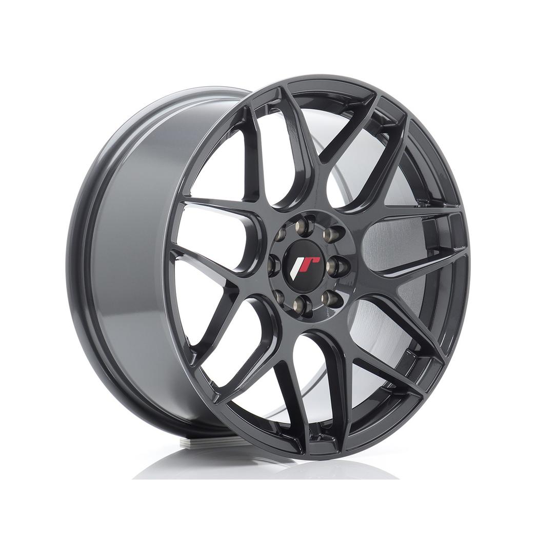 Japan Racing JR18 Alloy Wheel 17x8 ET35 4x100 4x114.3 Hyper Gray 67.1mm CB