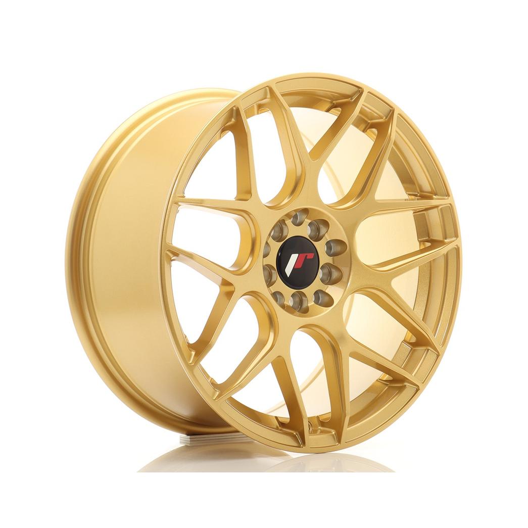 Japan Racing JR18 Alloy Wheel 17x8 ET35 5x100 5x114.3 Gold 67.1mm CB