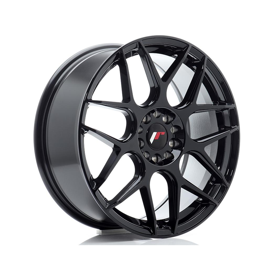 Japan Racing JR18 Alloy Wheel 18x7.5 ET35 5x100 5x120 Black 72.6mm CB
