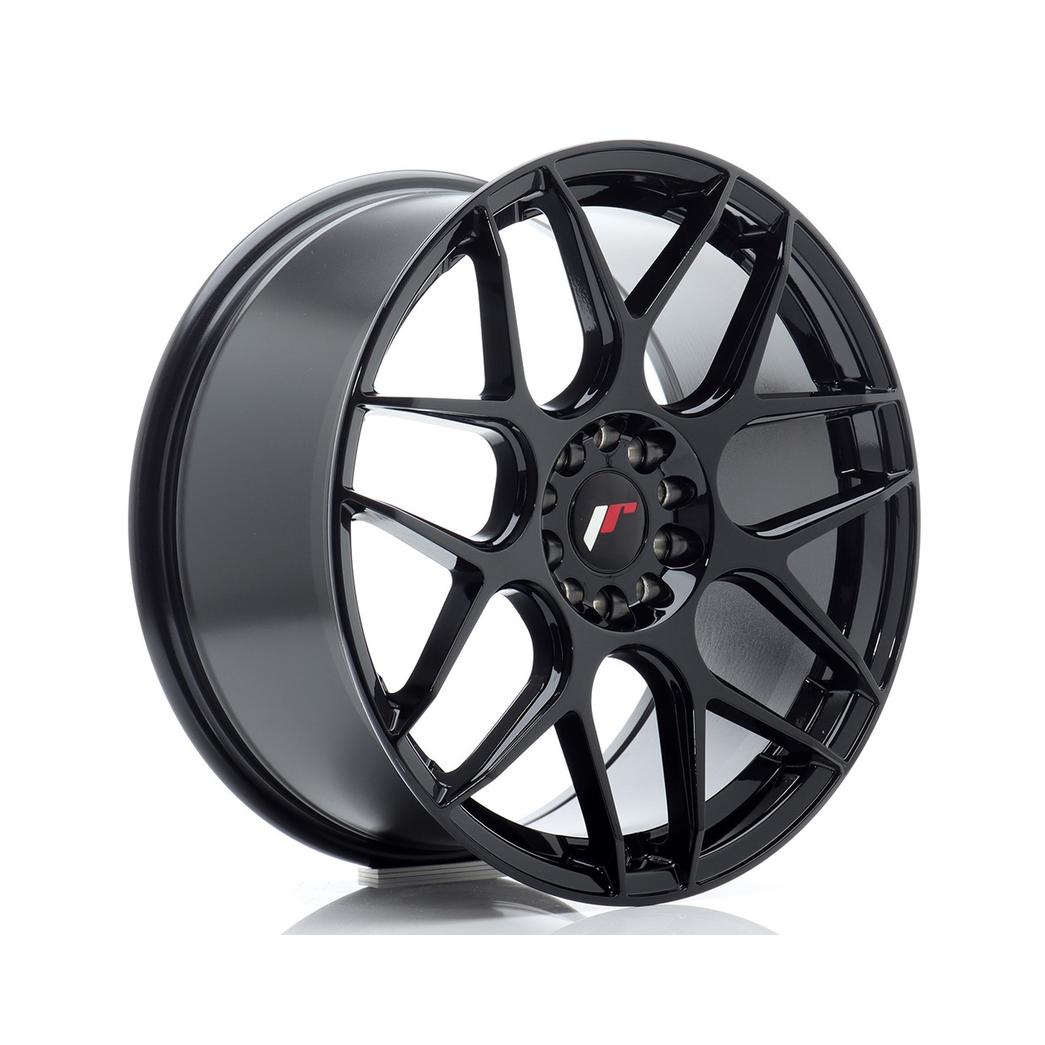 Japan Racing JR18 Alloy Wheel 18x8.5 ET45 5x112 5x114.3 Black 72.6mm CB