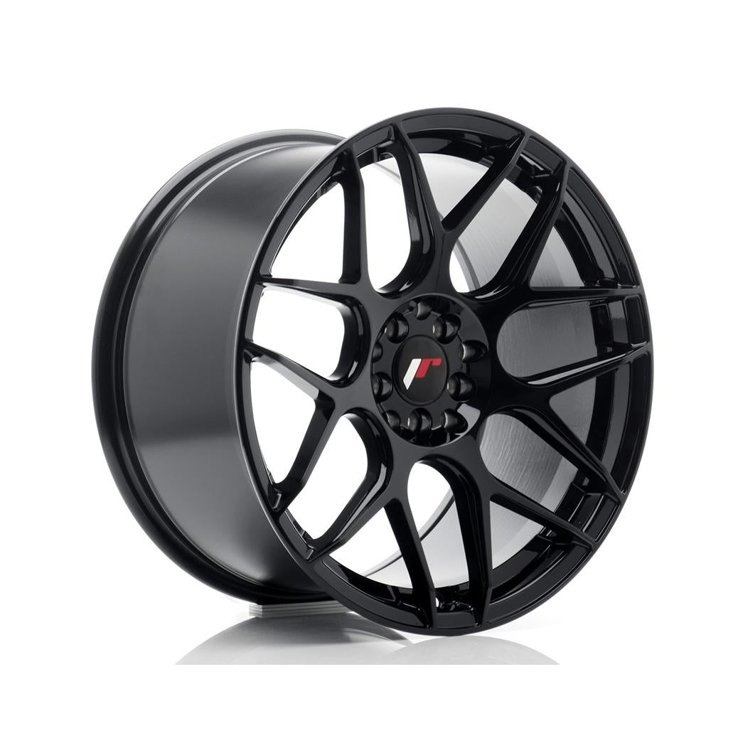 Japan Racing JR18 Alloy Wheel 19x8.5 ET45 5x112 5x114.3 Black 72.6mm CB