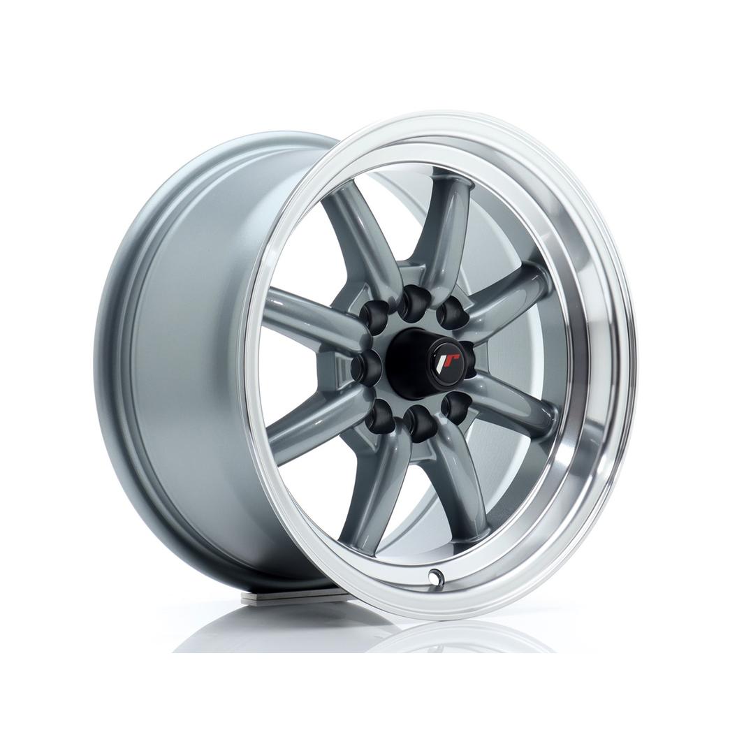 Japan Racing JR19 Alloy Wheel 15x8 ET20 4x100 4x108 Gun metal 73.1mm CB