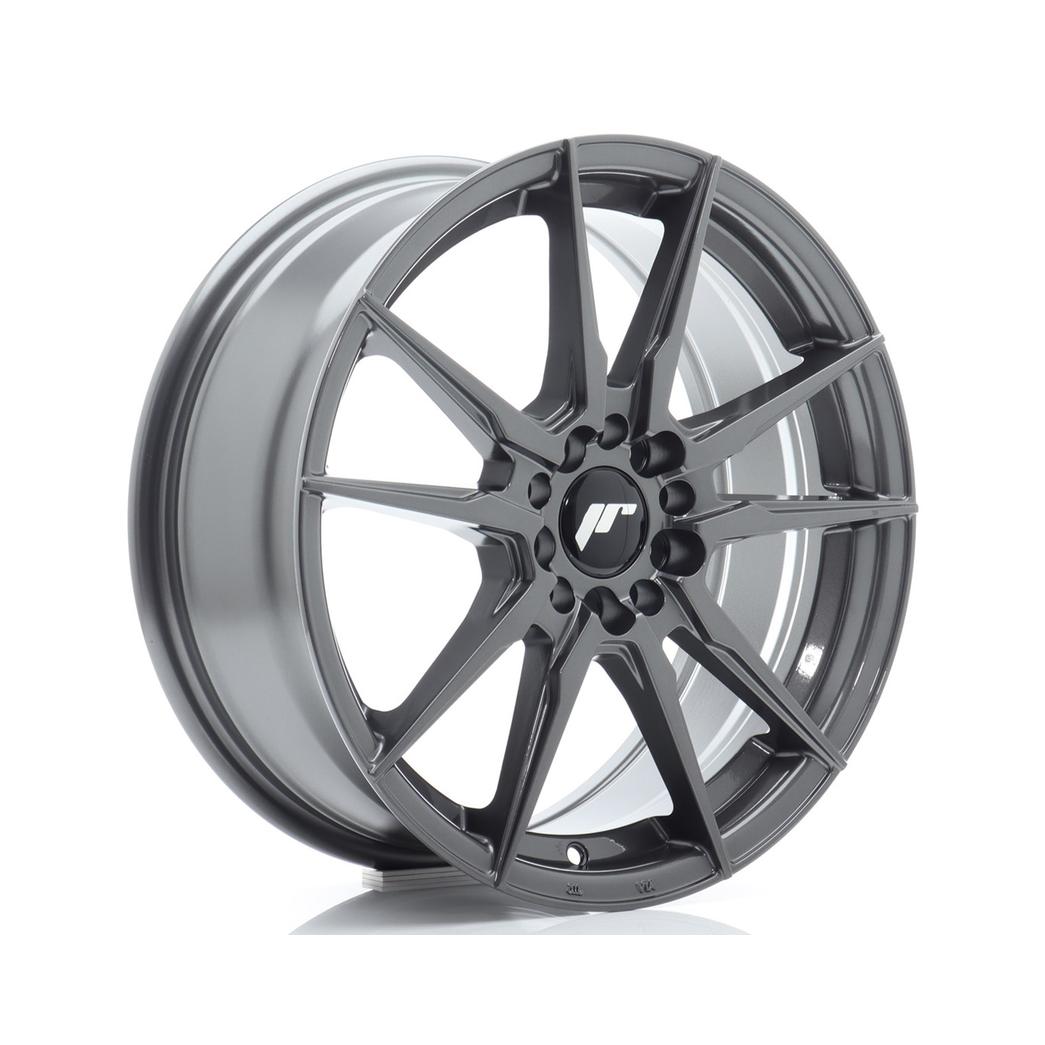 Japan Racing JR21 Alloy Wheel 17x7 ET40 4x100 4x114.3 Hyper Gray 67.1mm CB
