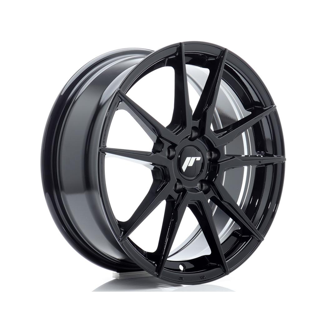 Japan Racing JR21 Alloy Wheel 17x7 ET40 5x100 Black 67.1mm CB