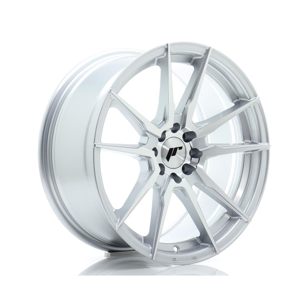 Japan Racing JR21 Alloy Wheel 17x8 ET35 4x100 4x114.3 Silver 67.1mm CB
