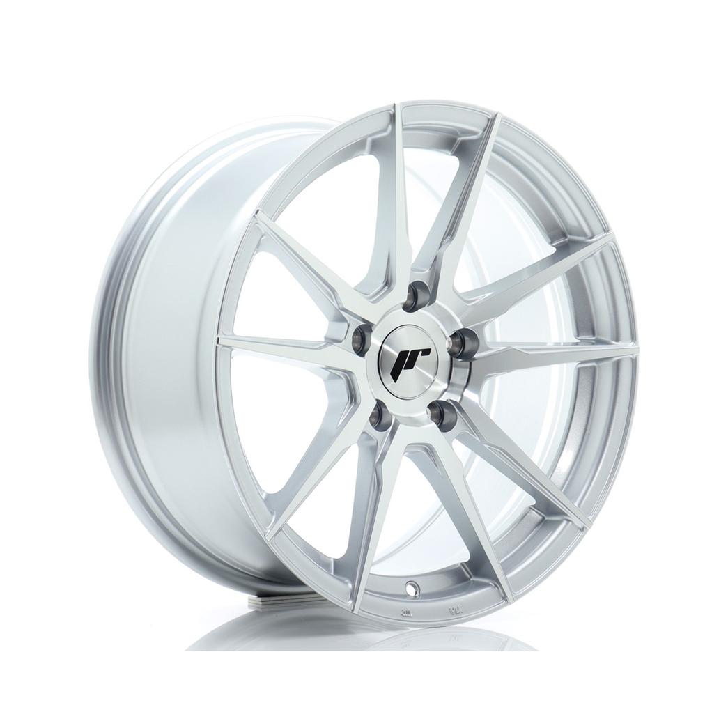 Japan Racing JR21 Alloy Wheel 17x8 ET35 5x120 Silver 72.6mm CB