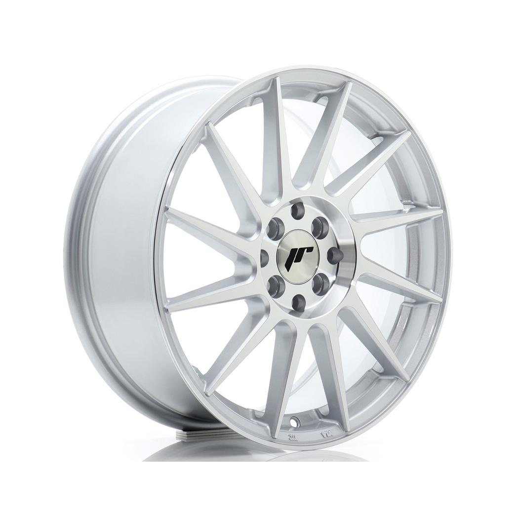 Japan Racing JR22 Alloy Wheel 17x7 ET40 5x100 5x114.3 Silver 67.1mm CB