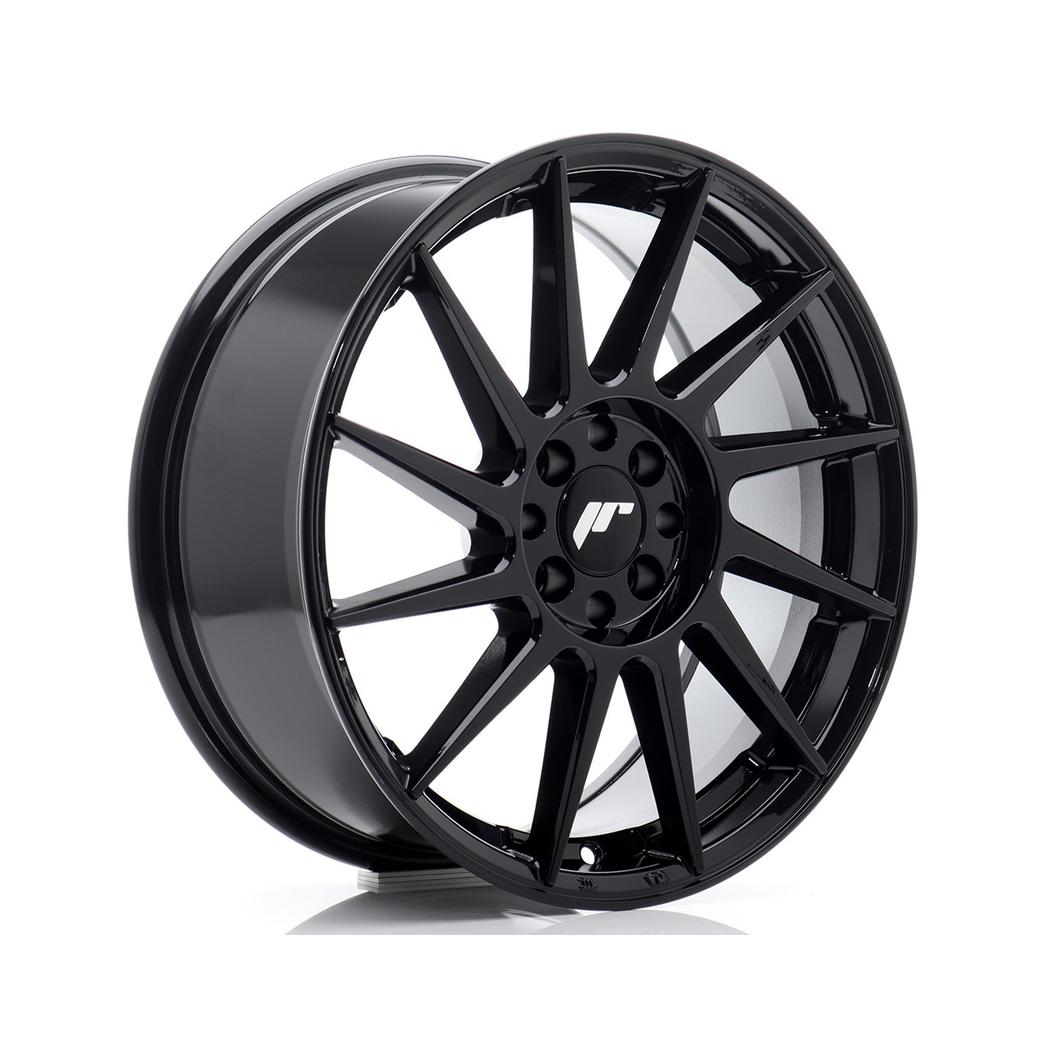 Japan Racing JR22 Alloy Wheel 17x7 ET25 4x100 4x108 Black 67.1mm CB
