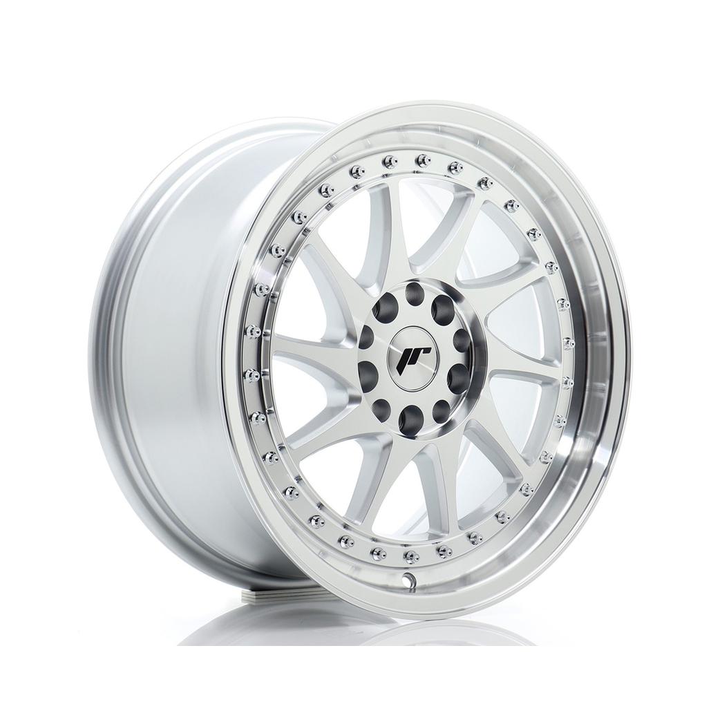 Japan Racing JR26 Alloy Wheel 16x8 ET25 4x100 4x108 Silver 67.1mm CB