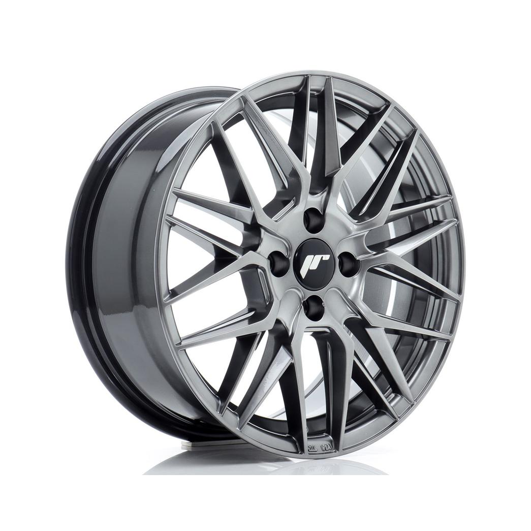 Japan Racing JR28 Alloy Wheel 16x7 ET25 4x100 Hyper Black 67.1mm CB