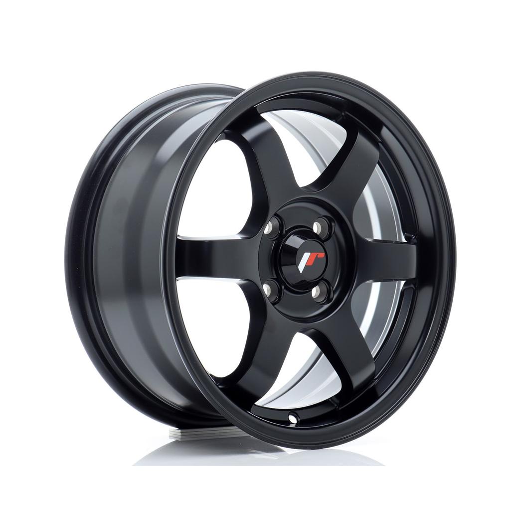 Japan Racing JR3 Alloy Wheel 15x7 ET25 4x100 Matt Black 67.1mm CB