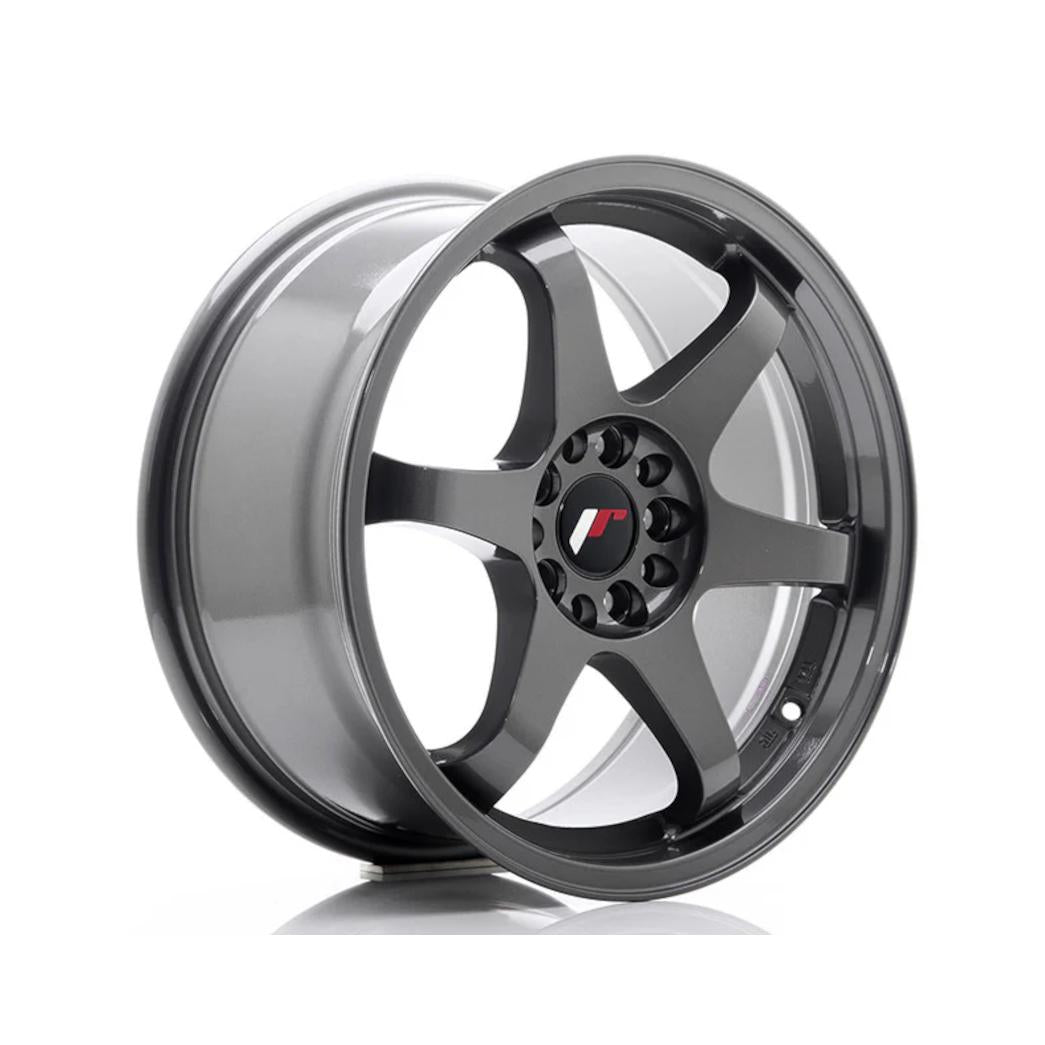 Japan Racing JR3 Alloy Wheel 17x8 ET35 4x114.3 Gun metal 67.1mm CB