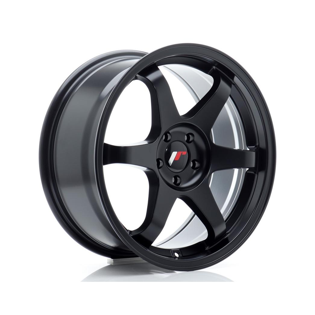 Japan Racing JR3 Alloy Wheel 17x8 ET35 5x100 Black 67.1mm CB