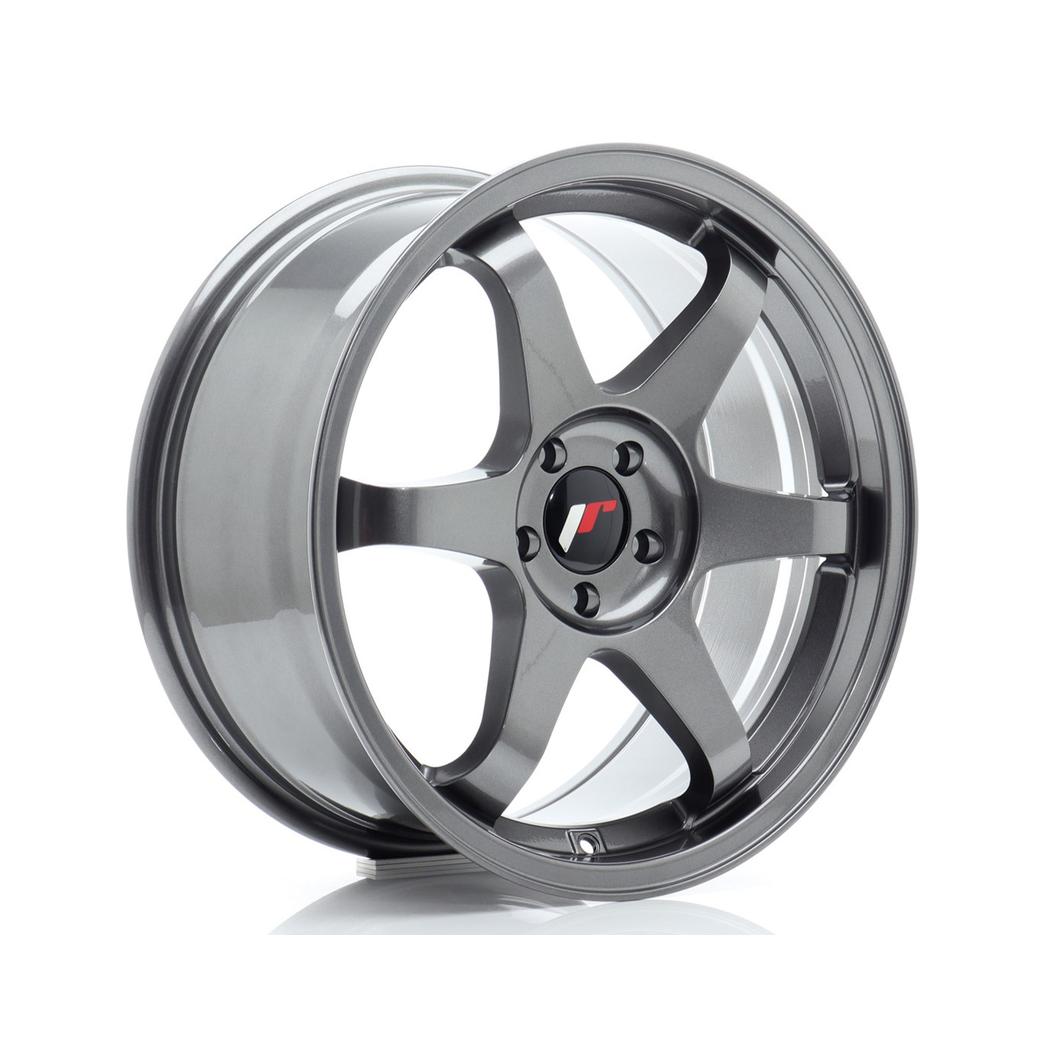 Japan Racing JR3 Alloy Wheel 17x8 ET35 5x100 Gun metal 67.1mm CB