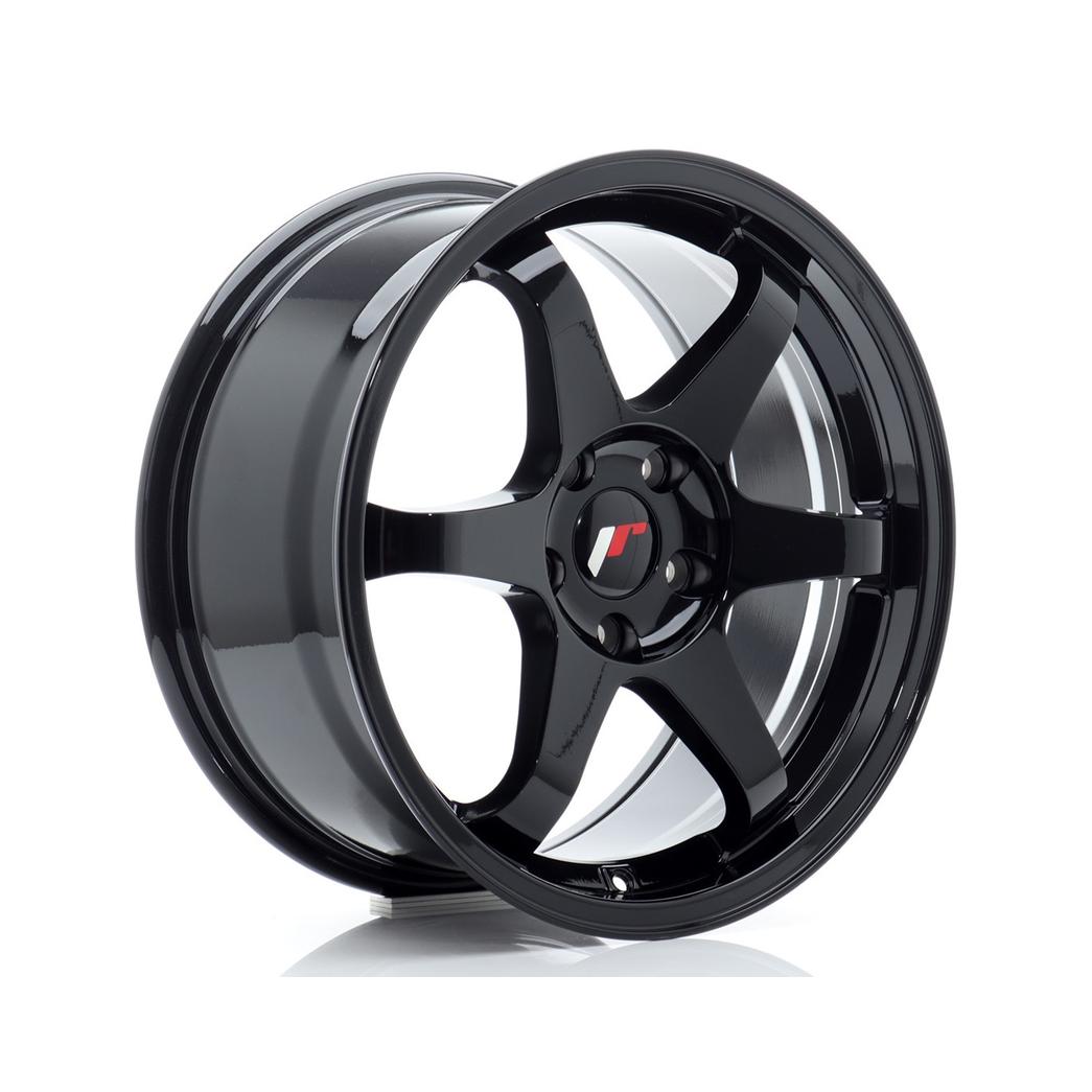 Japan Racing JR3 Alloy Wheel 17x9 ET35 5x114.3 Black 67.1mm CB