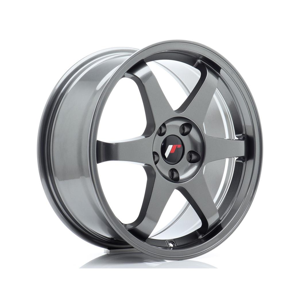 Japan Racing JR3 Alloy Wheel 18x8 ET40 5x114.3 Gun metal 67.1mm CB