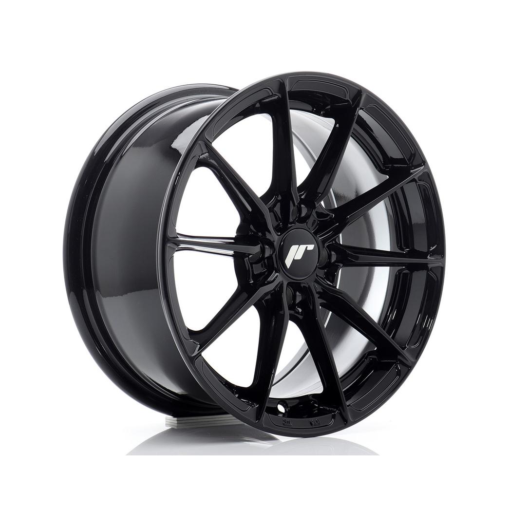 Japan Racing JR37 Alloy Wheel 15x7 ET38 4x100 Black 67.1mm CB