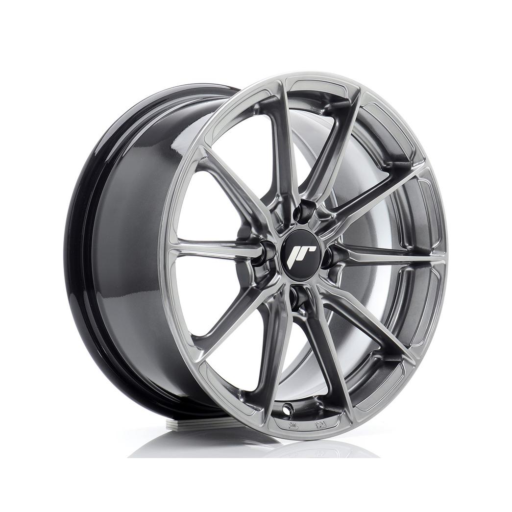 Japan Racing JR37 Alloy Wheel 15x7 ET38 4x100 Hyper Black 67.1mm CB