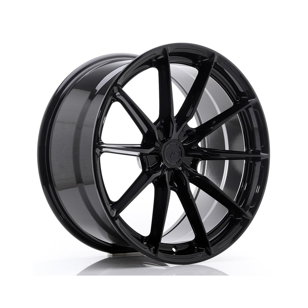 Japan Racing JR37 Alloy Wheel 20x10 ET25 5x112 Black 66.6mm CB