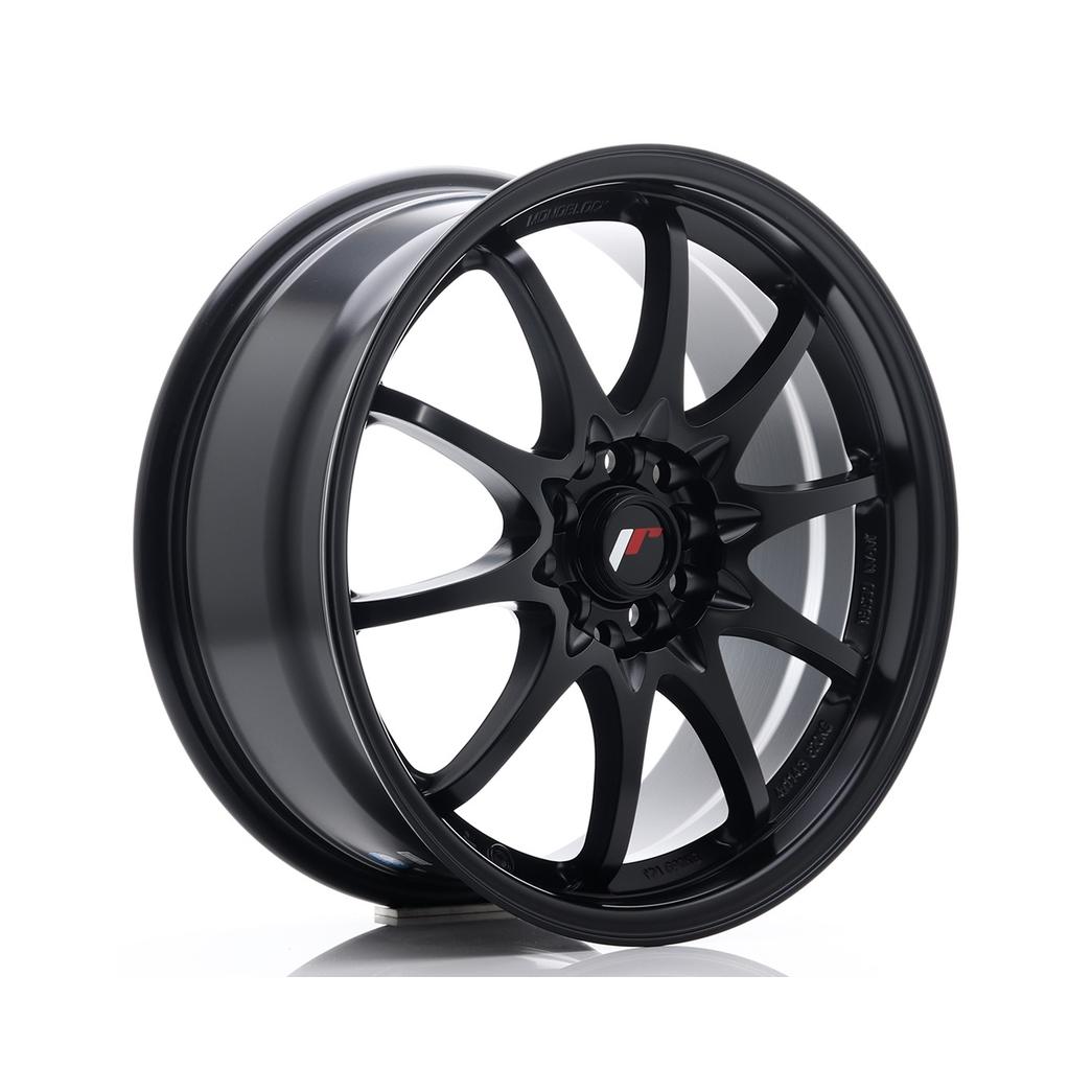 Japan Racing JR5 Alloy Wheel 17x7.5 ET35 5x108 5x112 Black 73.1mm CB