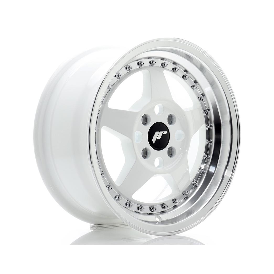 Japan Racing JR6 Alloy Wheel 15x7 ET35 4x100 White 67.1mm CB