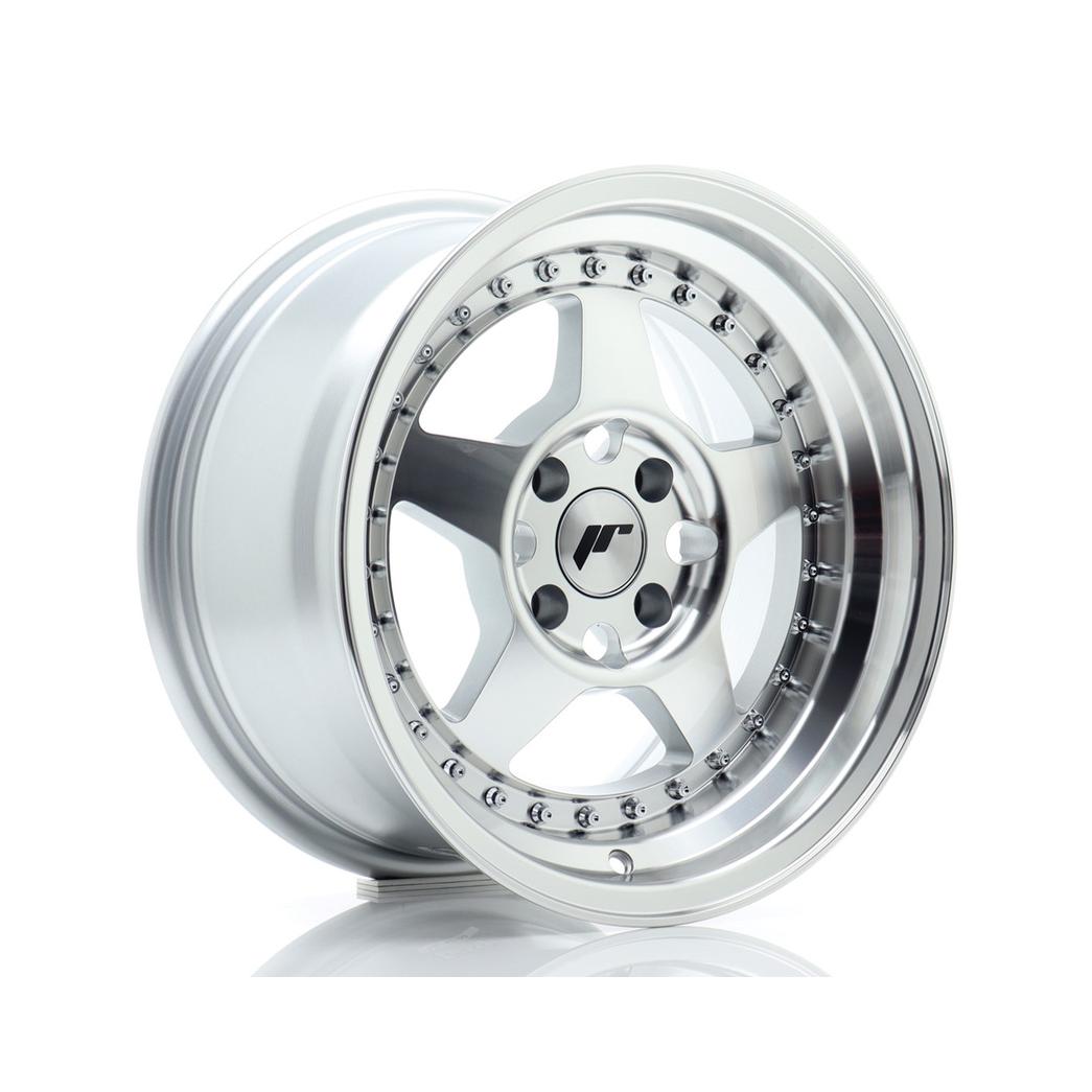 Japan Racing JR6 Alloy Wheel 15x8 ET15 4x100 Silver 67.1mm CB