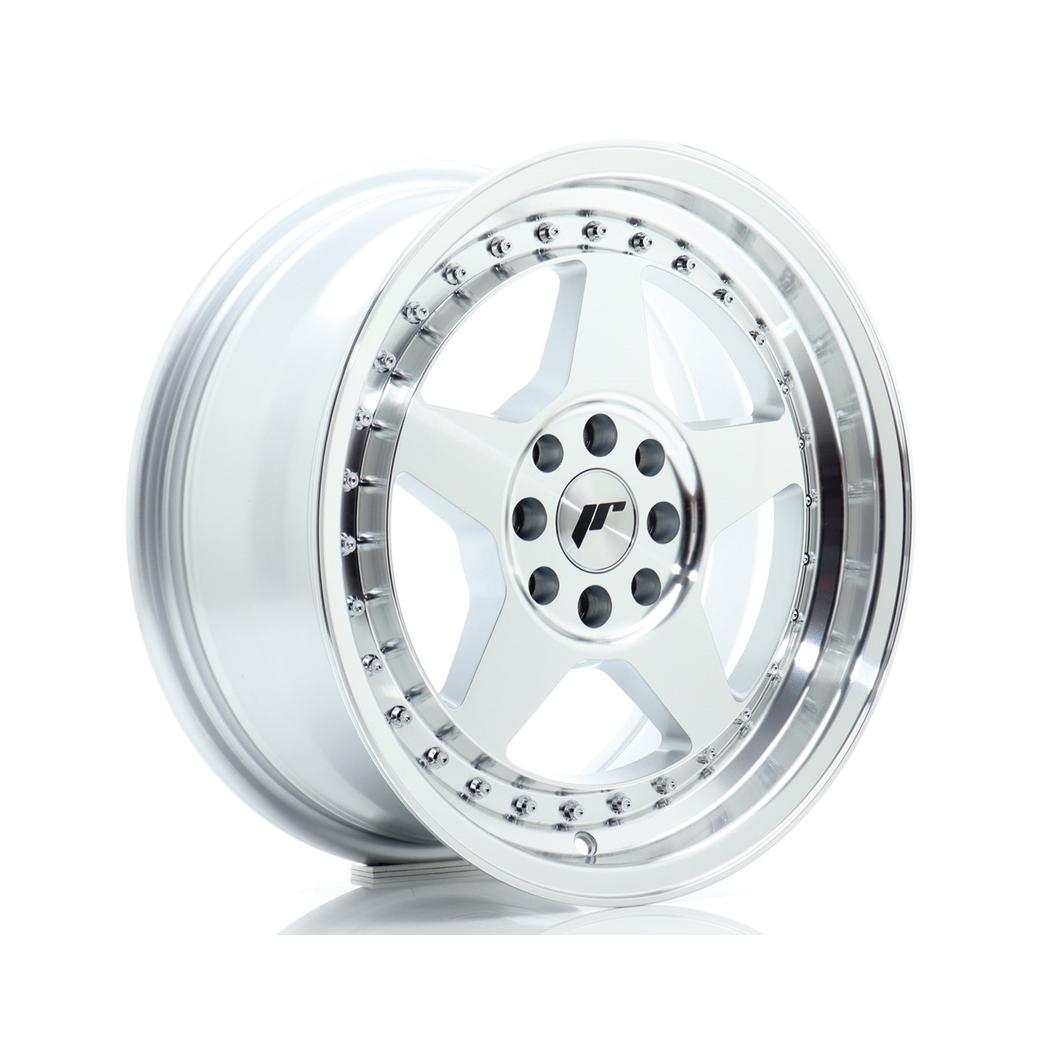 Japan Racing JR6 Alloy Wheel 16x7 ET25 4x100 4x108 Silver 67.1mm CB