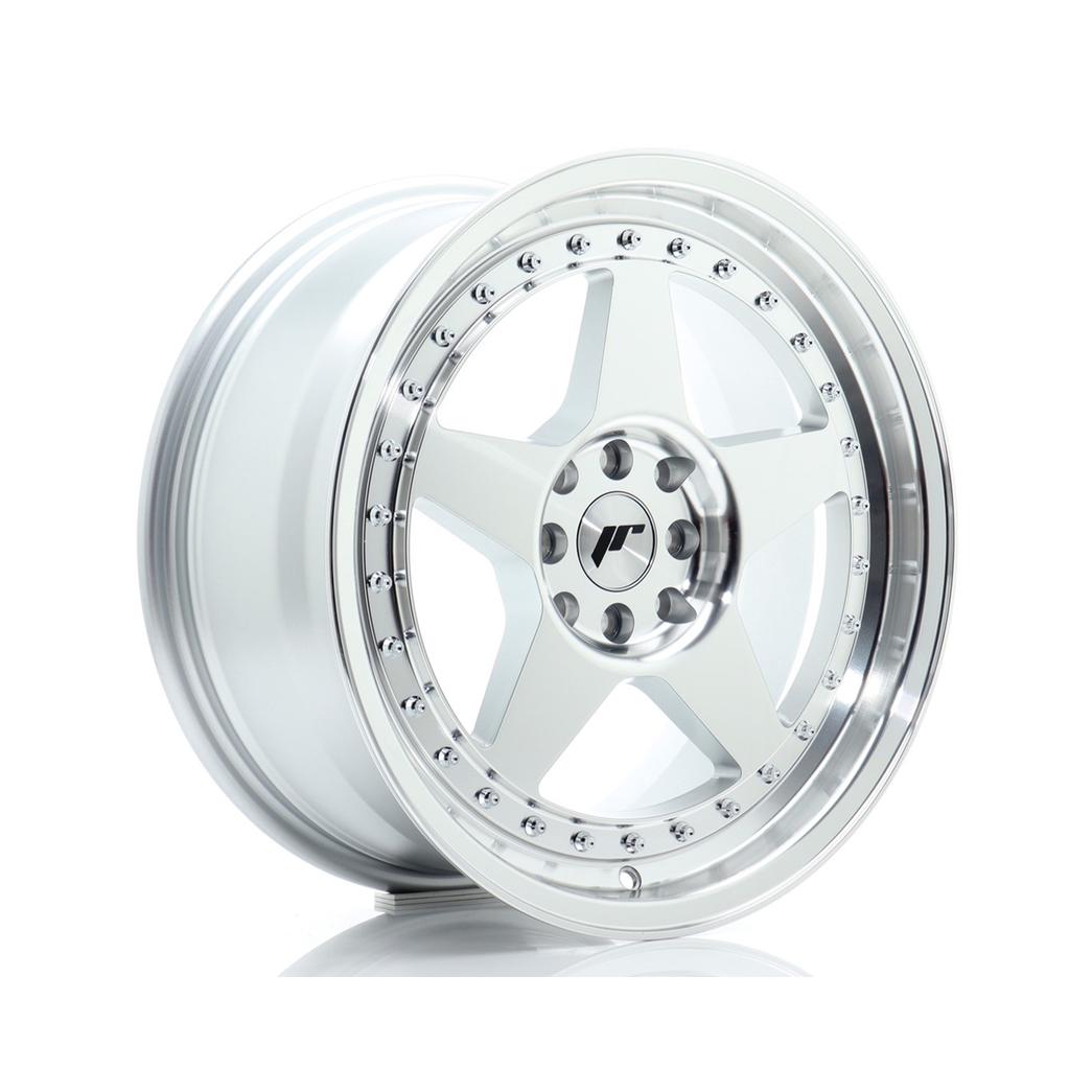 Japan Racing JR6 Alloy Wheel 17x8 ET35 4x100 4x114.3 Silver 67.1mm CB