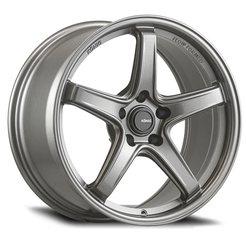 Konig Neoform Alloy Wheel 18x9.5 ET35 5x120 Matte Grey 72.6mm CB