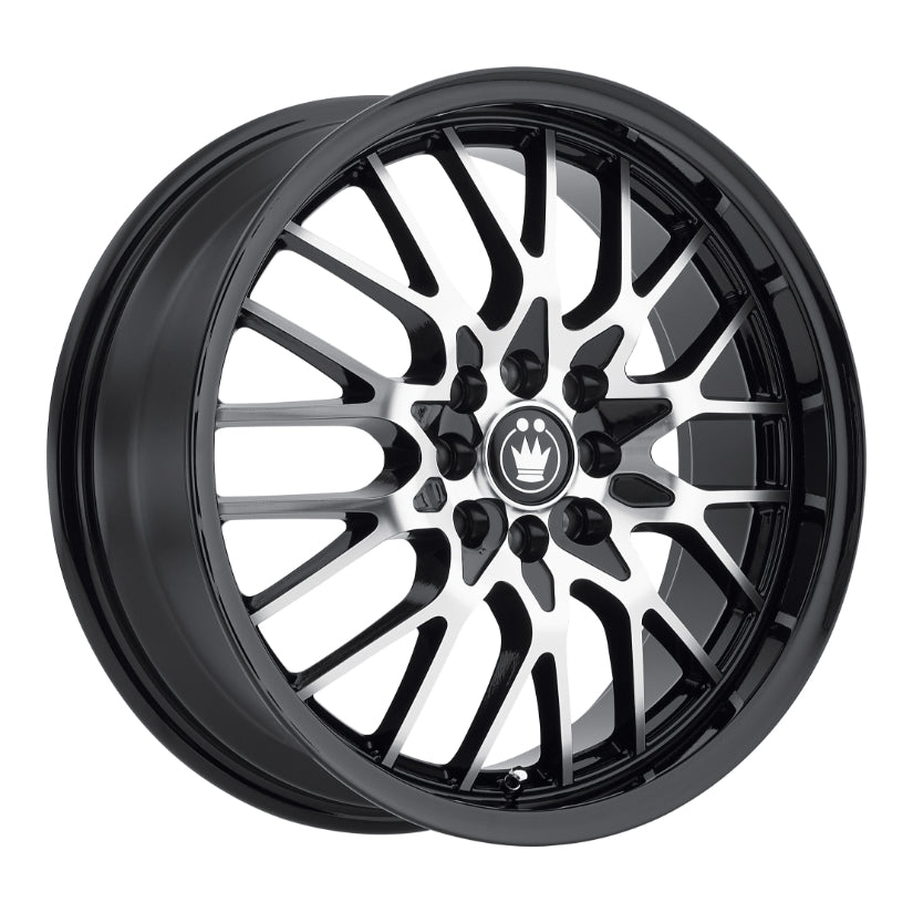 Konig Lace Alloy Wheel 17x7 ET40 5x110, 5x115 Matte Black 73.1mm CB
